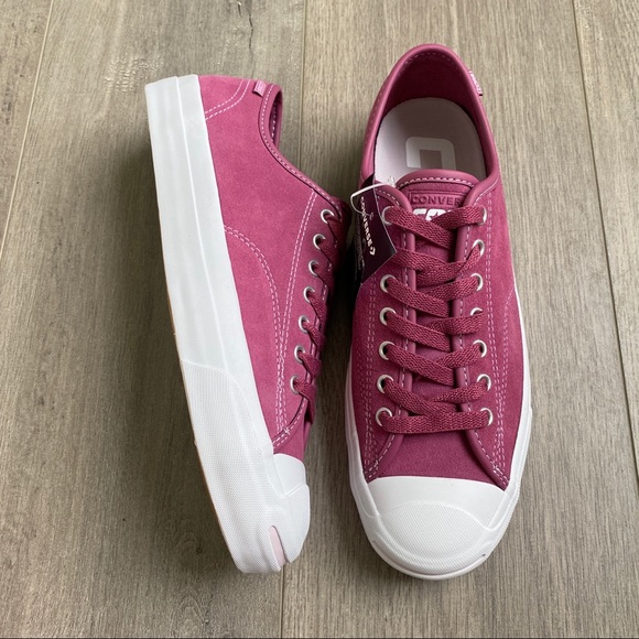 NWT Converse Faux Fux-Lined Leather Jack Purcell - Picture 4 of 8